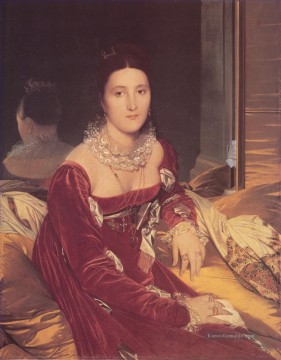  Dominique Kunst - Madame de Senonnes neoklassizistisch Jean Auguste Dominique Ingres